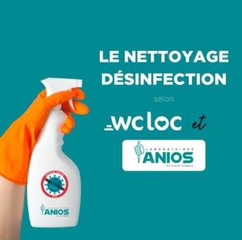 Anios, notre partenaire pour le nettoyage désinfection de vos sanitaires