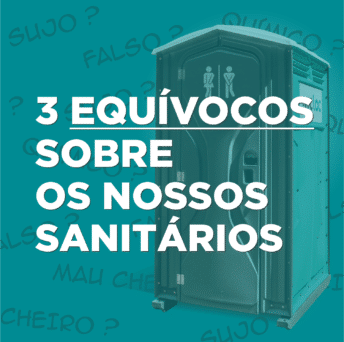 3 Equívocos sobre sanitários portáteis