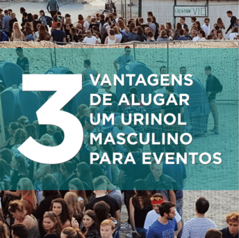 3 vantagens de alugar um urinol masculino portátil para eventos