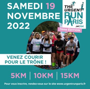 WC Loc est partenaire d’Urgent Run Paris 2022