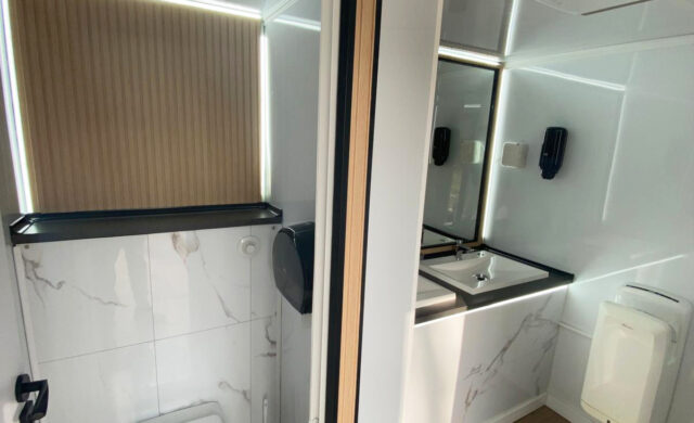 Baños premium para eventos VIP en exterior