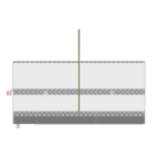 Vue d'ensemble de la rampe lave-mains raccordables 2 postes
