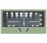 Plan 3D du Module raccordable duo WC chantier