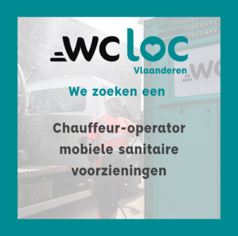 WC Loc zoekt een Chauffeur-operator mobiele sanitaire voorzieningen.