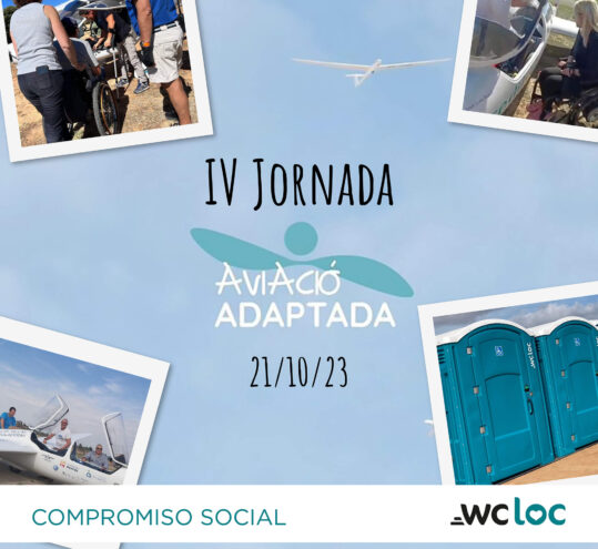 WC Loc colaborador de la Asociación Aviació Adaptada