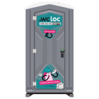Face de la cabine femme autonome avec lave-mains