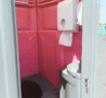 Cabine autonome femme vue de l'intérieur