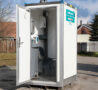 extérieur cabine isolée confort porte ouverte