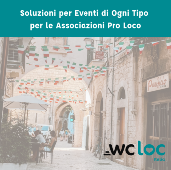 Soluzioni sanitarie per Eventi per le Associazioni Pro Loco