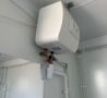 Calentador de agua del Módulo PMR WC + Ducha de WC Loc, sistema técnico interior.