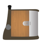 Toilette sèche Kazuba WC Loc avec habillage bois et ventilation intégrée, solution sanitaire écologique pour espaces publics