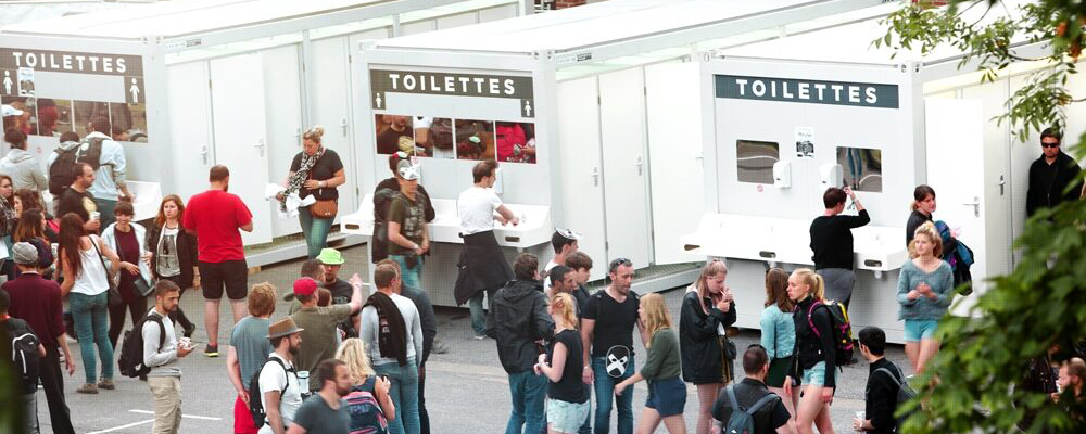 Location sanitaire pour événement grand public