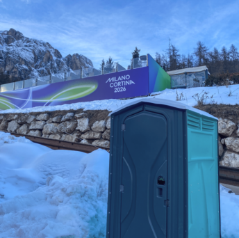 Milano Cortina 2026: la sfida dei servizi igienici in alta quota per WC Loc Italia