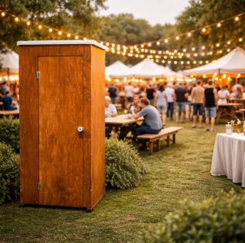 Cabinas wc de madera en Galicia: nuestro modelo BOIS VIP