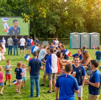 Location de toilettes pour fanzone : préparez la Coupe du Monde 2026 avec WC Loc