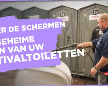 De onzichtbare helden van Les Ardentes: een kijkje achter de schermen van onze mobiele toiletten